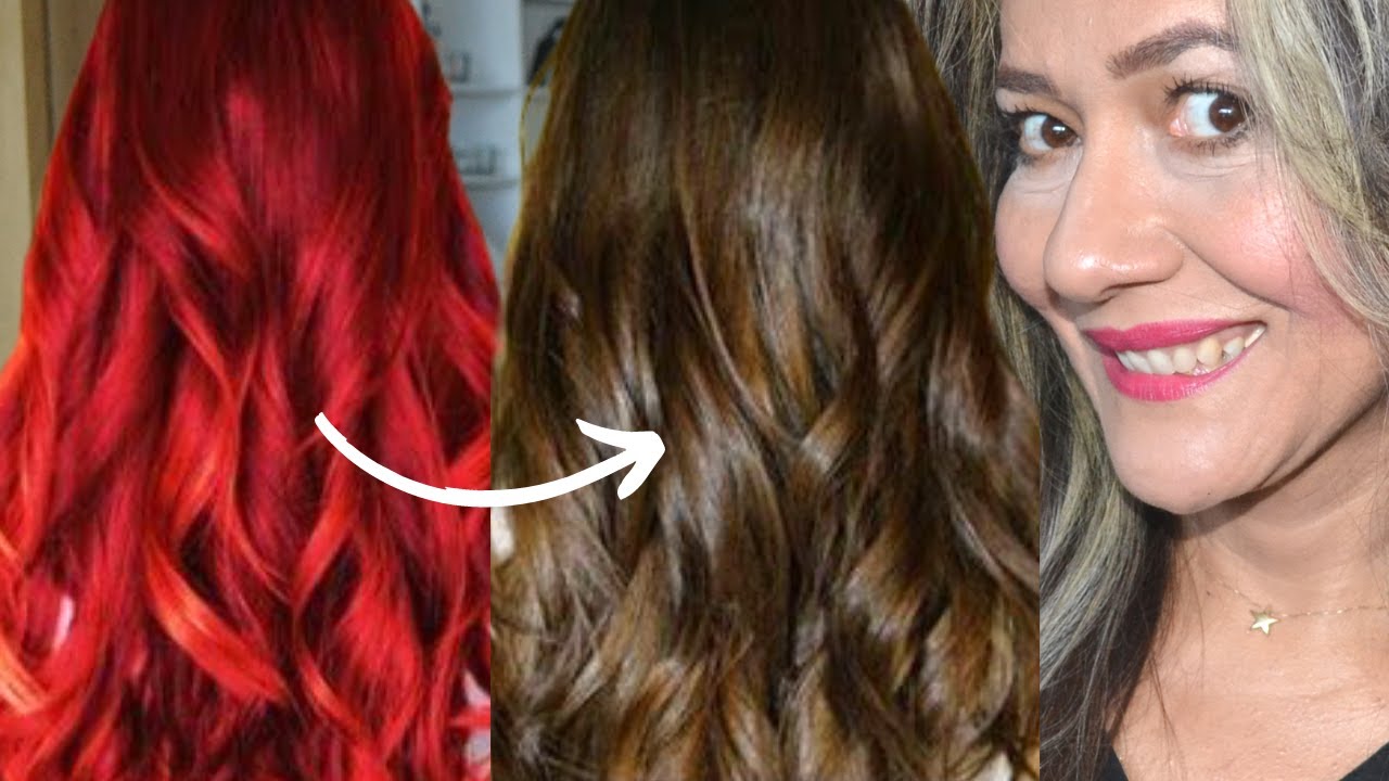 QUAL A MELHOR COR PARA COBRIR O VERMELHO DO CABELO #HairTutorial
