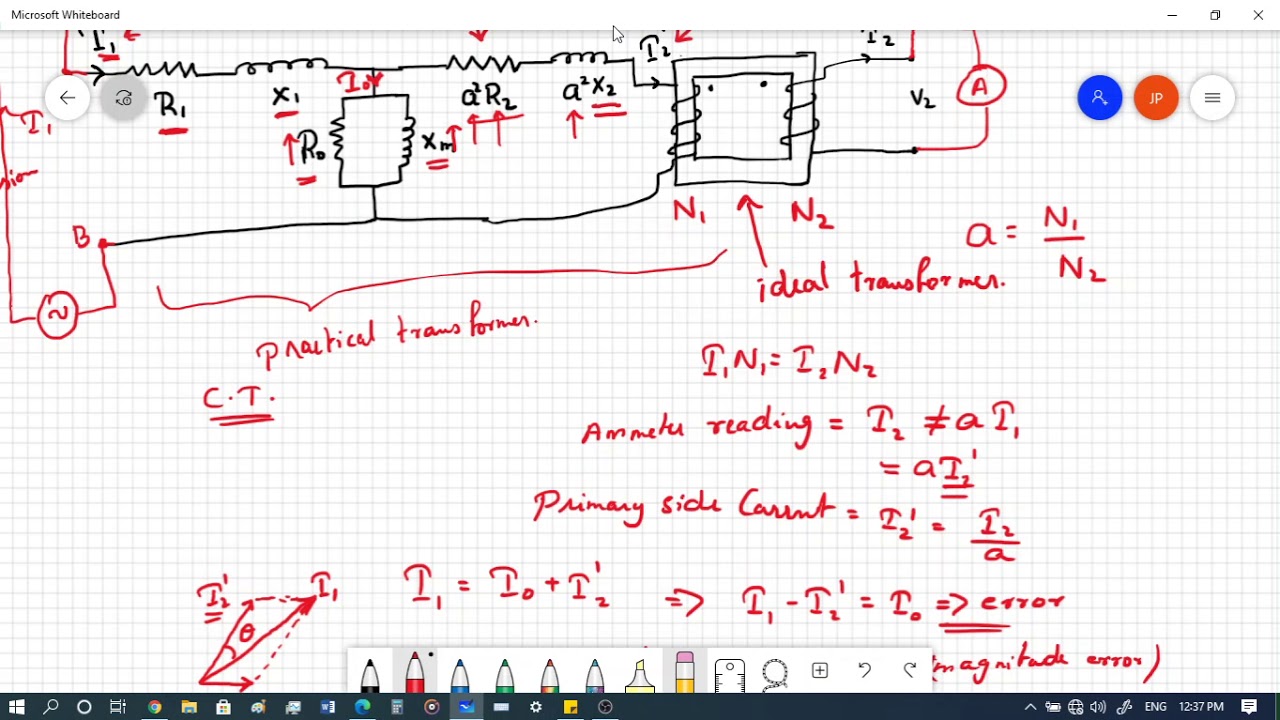 Error analysis in CT and PT