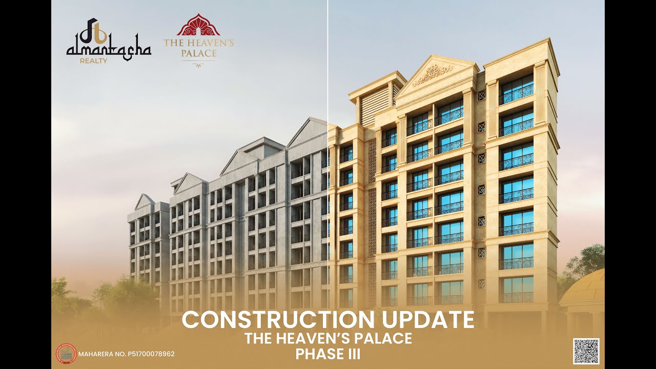 Heavens Palace Phase III by Al Mantasha Realty - Shilphata Mumbra CONSTRUCTION UPDATE Jan 2026!