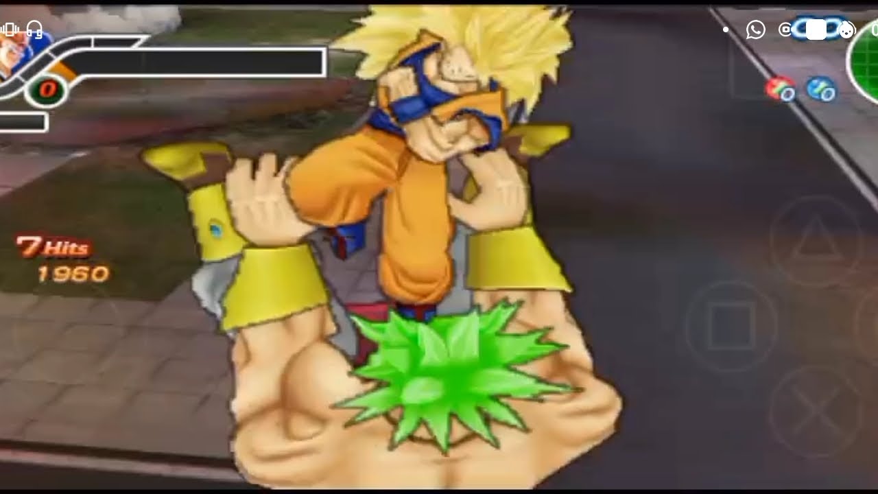 🔥 Goku SSJ3 vs Broly – Dragon ball mod z psp