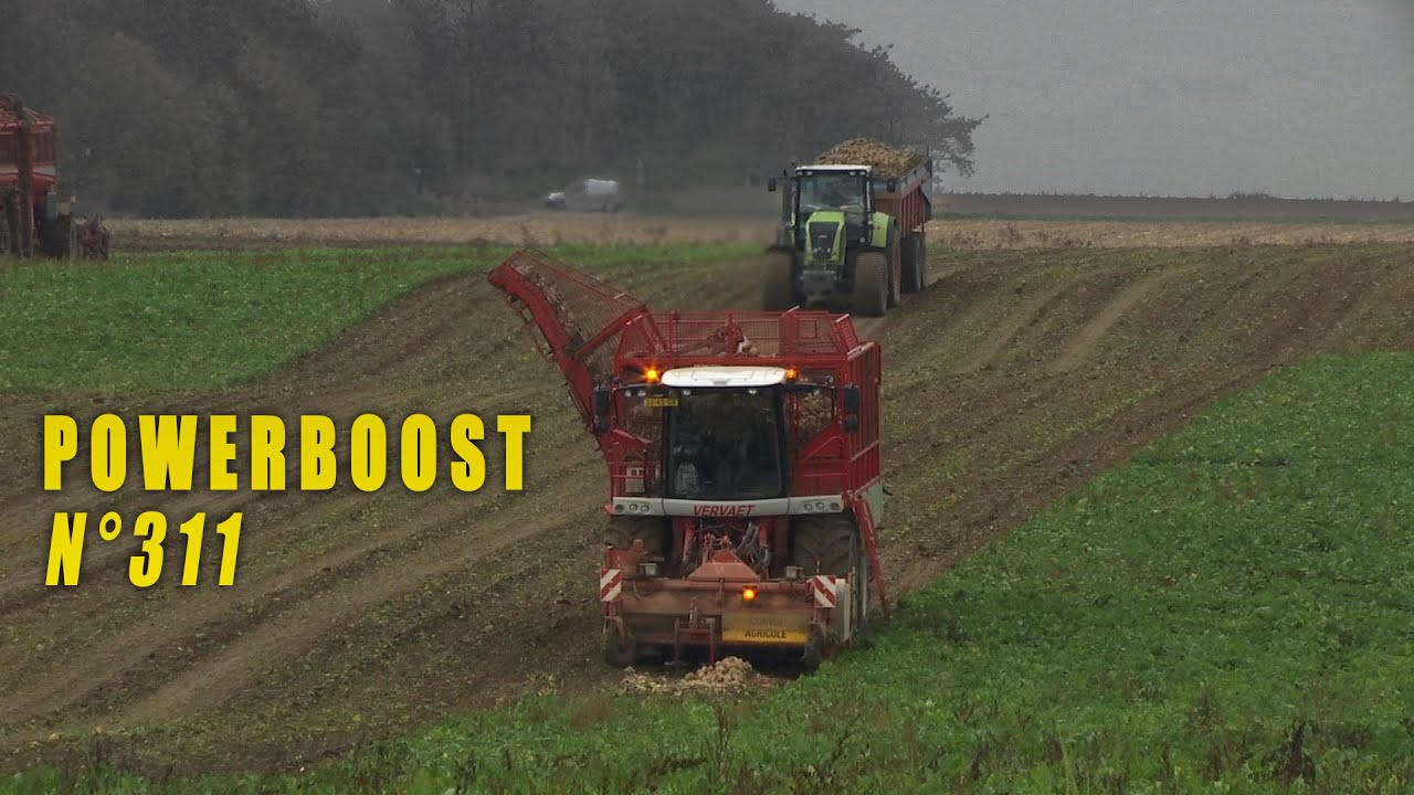L'impressionnant chantier de récolte de betteraves ! PowerBoost N°311 ( 06/11/2015 )
