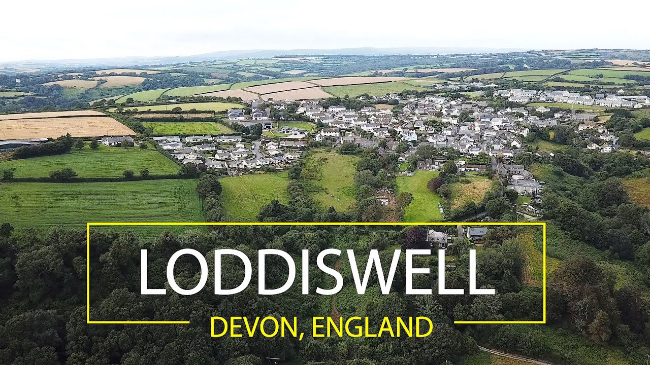 Loddiswell, Devon, England by Drone!