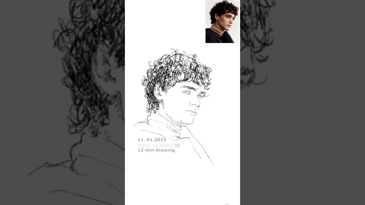 keep drawing Day1771【keep learning what U like】face figure drawing painting 
