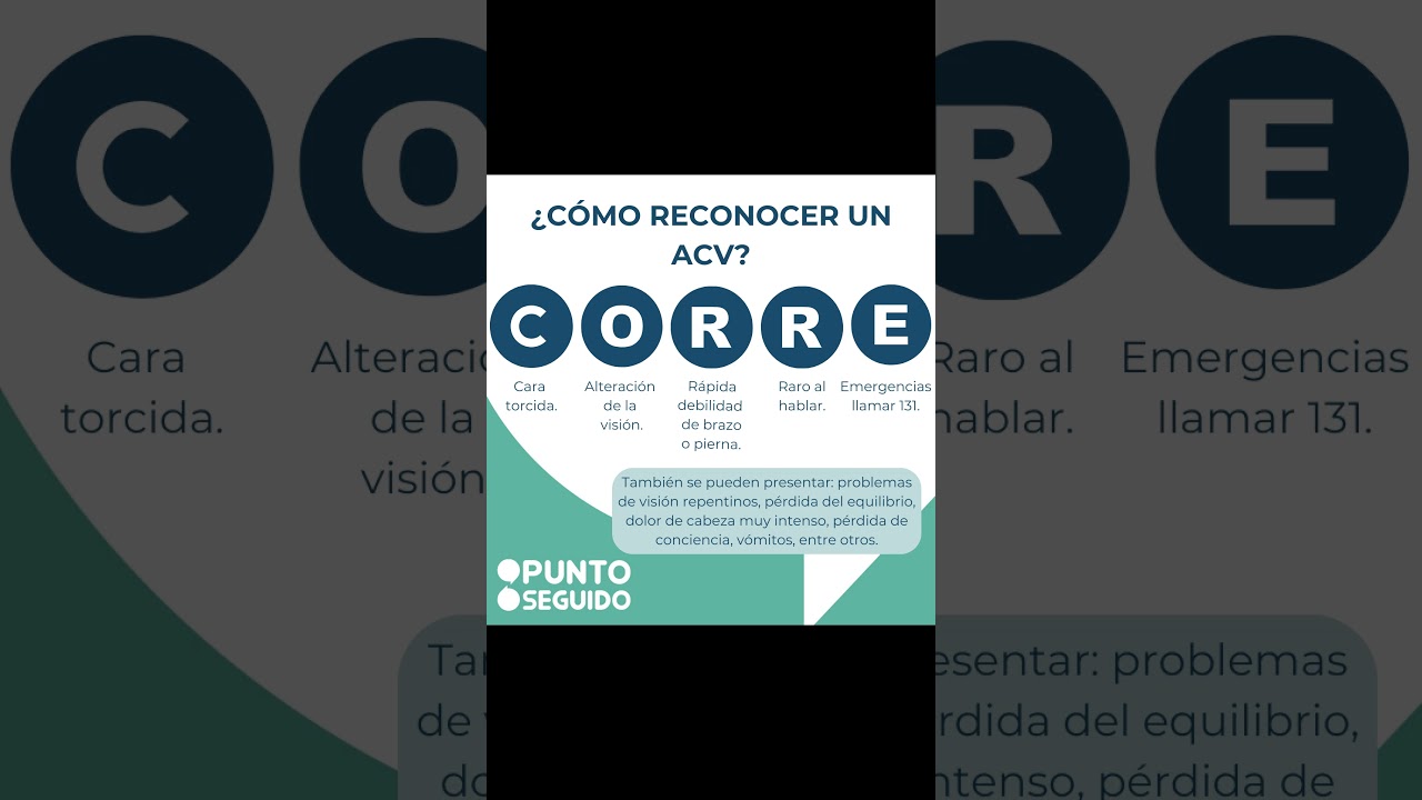 &iquest;C&oacute;mo reconocer y c&oacute;mo prevenir un ACV? #acv #fast #prevenci&oacute;n