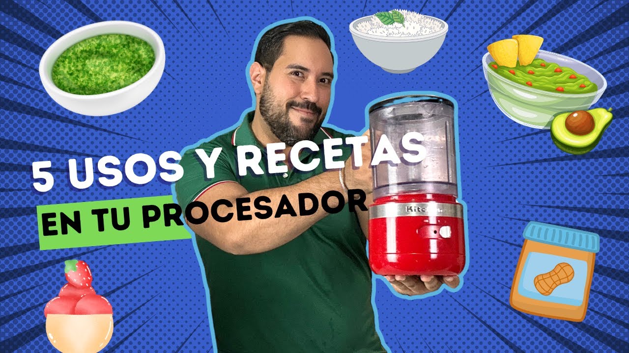 5 usos y recetas que puedes hacer en tu procesador de alimentos