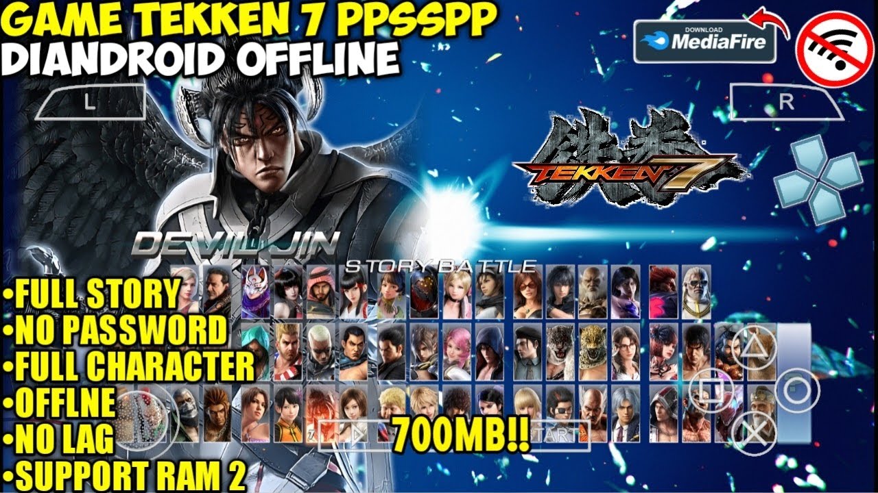 Tekken 7 PPSSPP Game on Android Offline!
