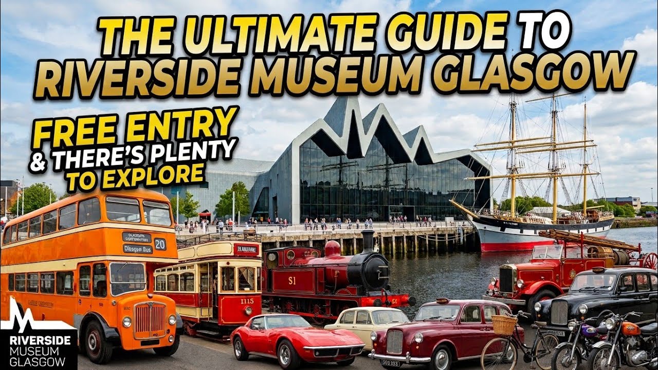 Exploring Riverside Museum Glasgow, Scotland 🏴󠁧󠁢󠁳󠁣󠁴󠁿 🚗🚎🚒🛺