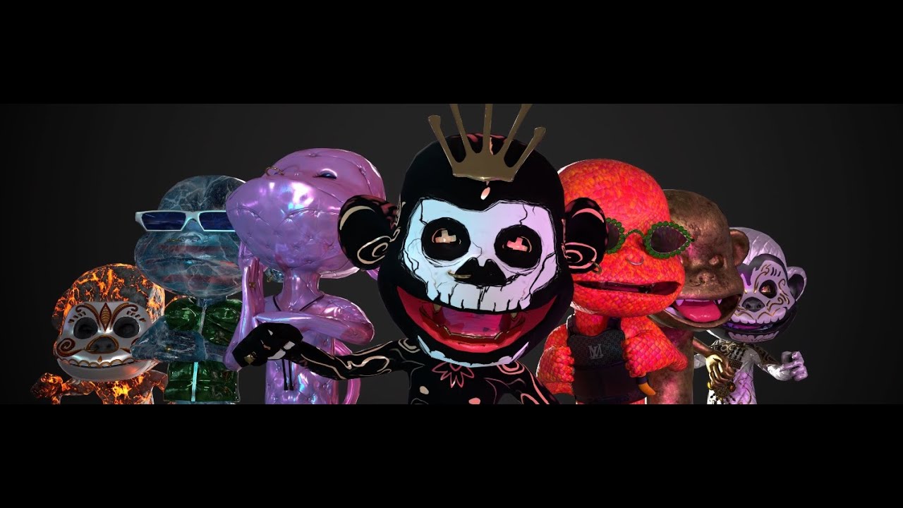 MONO LOCCO NFT - Jungle Theme with absolutely stunning art using stylists from D&G and Burberry..