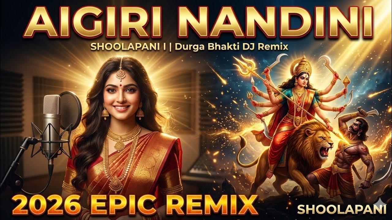 Aigiri Nandini | Durga stotra 2026 🔥 Epic Remix | Durga Maa Powerful Bhakti Song | Shoolapani 