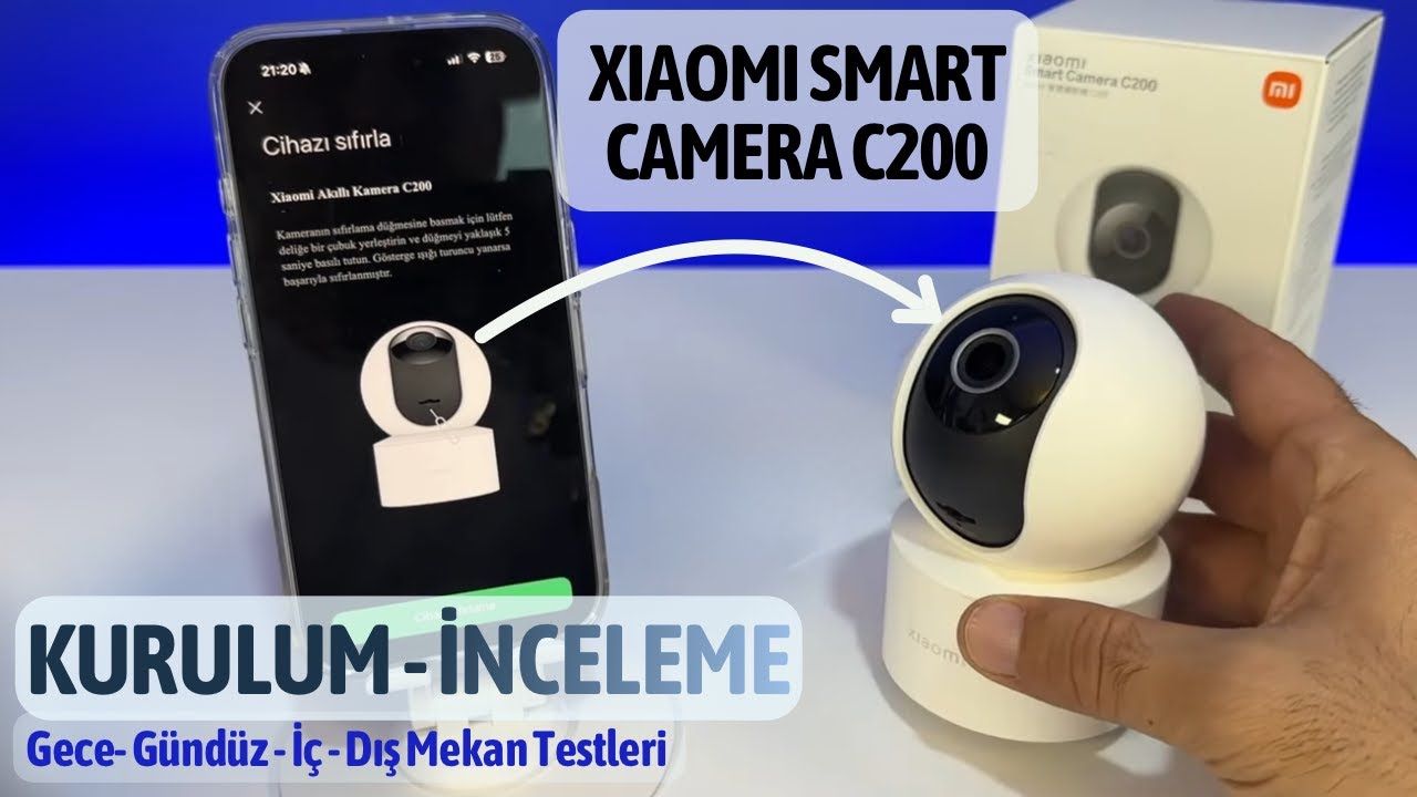 Xiaomi C200 Smart Camera Kurulumu ve Detaylı Görüntü Testi (1080p)