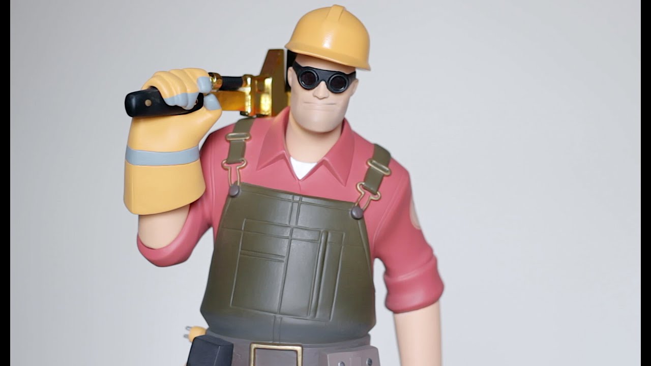 TF2 Red Engineer Exclusive Statue Review Gaming Heads