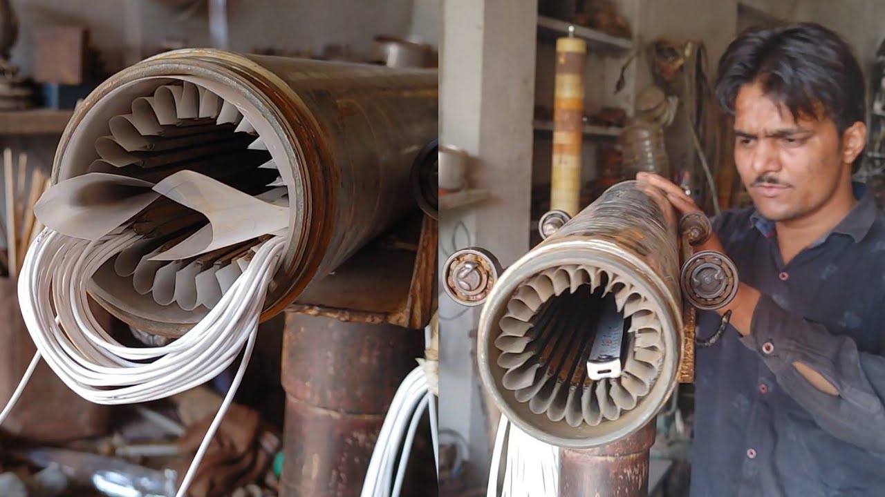 5 HP single Pesh Tero Texmo submersible motor ki winding karna sikhe