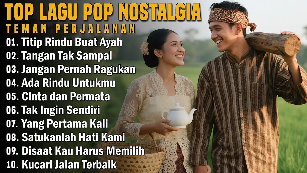 LAGU POP NOSTALGIA 80 - 90AN PALING BANYAK DICARI || Tembang Kenangan Lawas Populer Teman Perjalanan