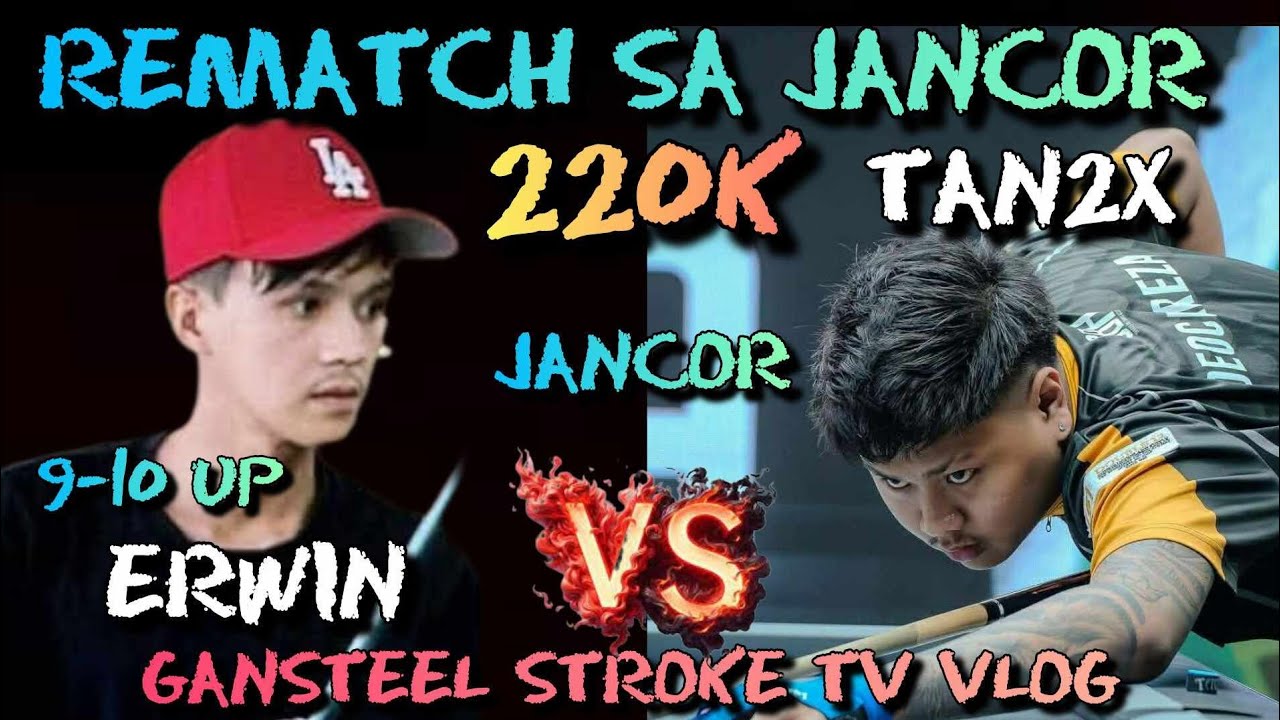 REMATCH ERWIN GRACIA (9-10up) 🆚 TAN2X DEOCAREZA 10 BALLS 220K