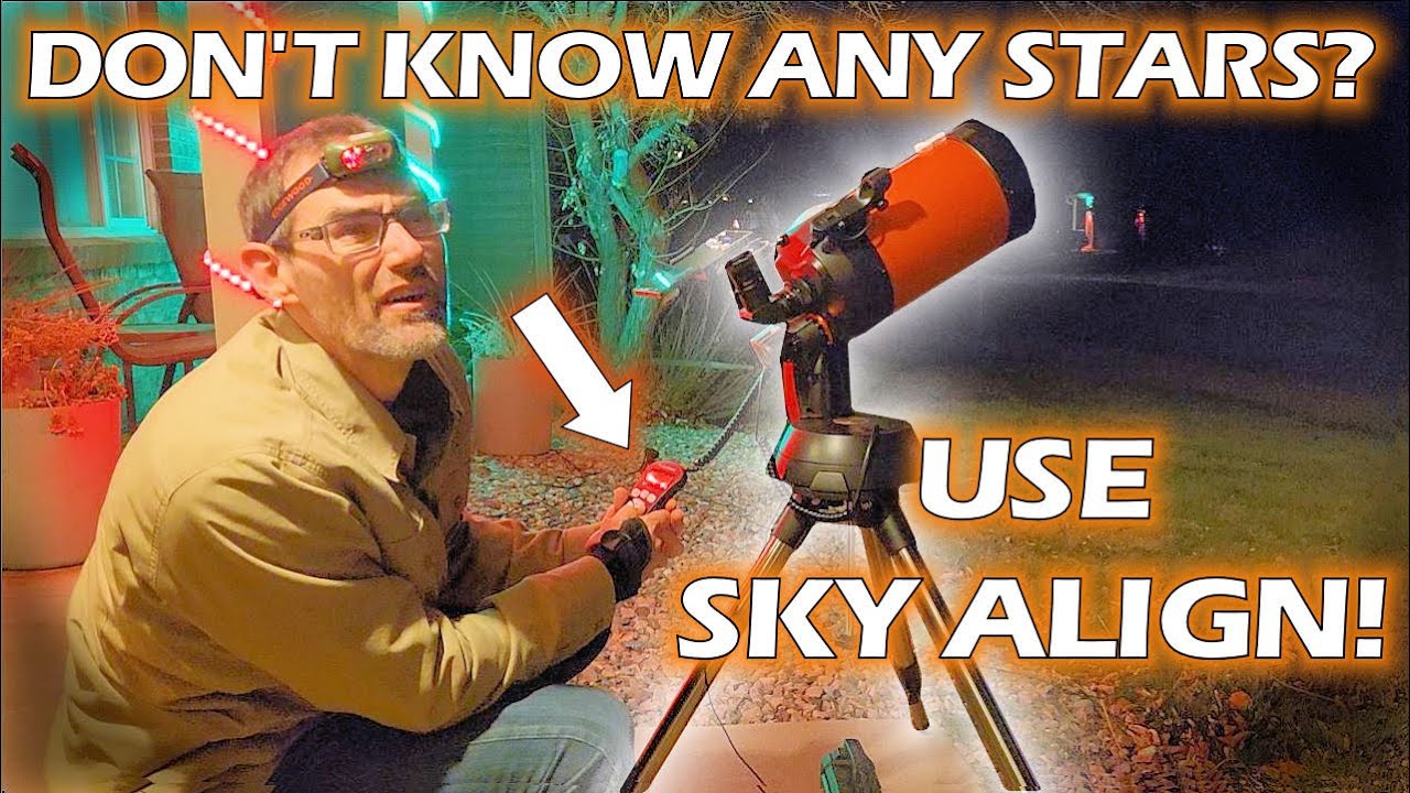 Руководство по настройке телескопа Celestron NexStar: Самый простой метод юстировки (SkyAlign)