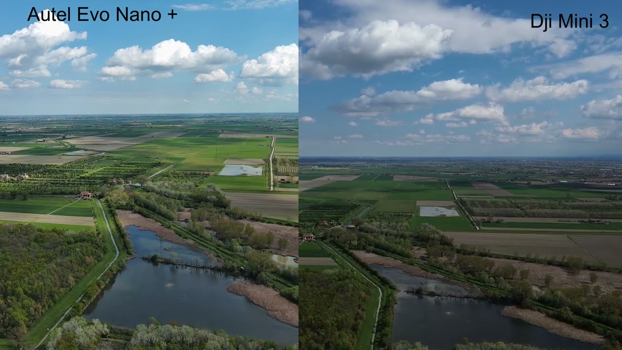 Autel Evo Nano + /  VS  / Dji mini 3 , 4k  30 fps ,  EV   - 0,7