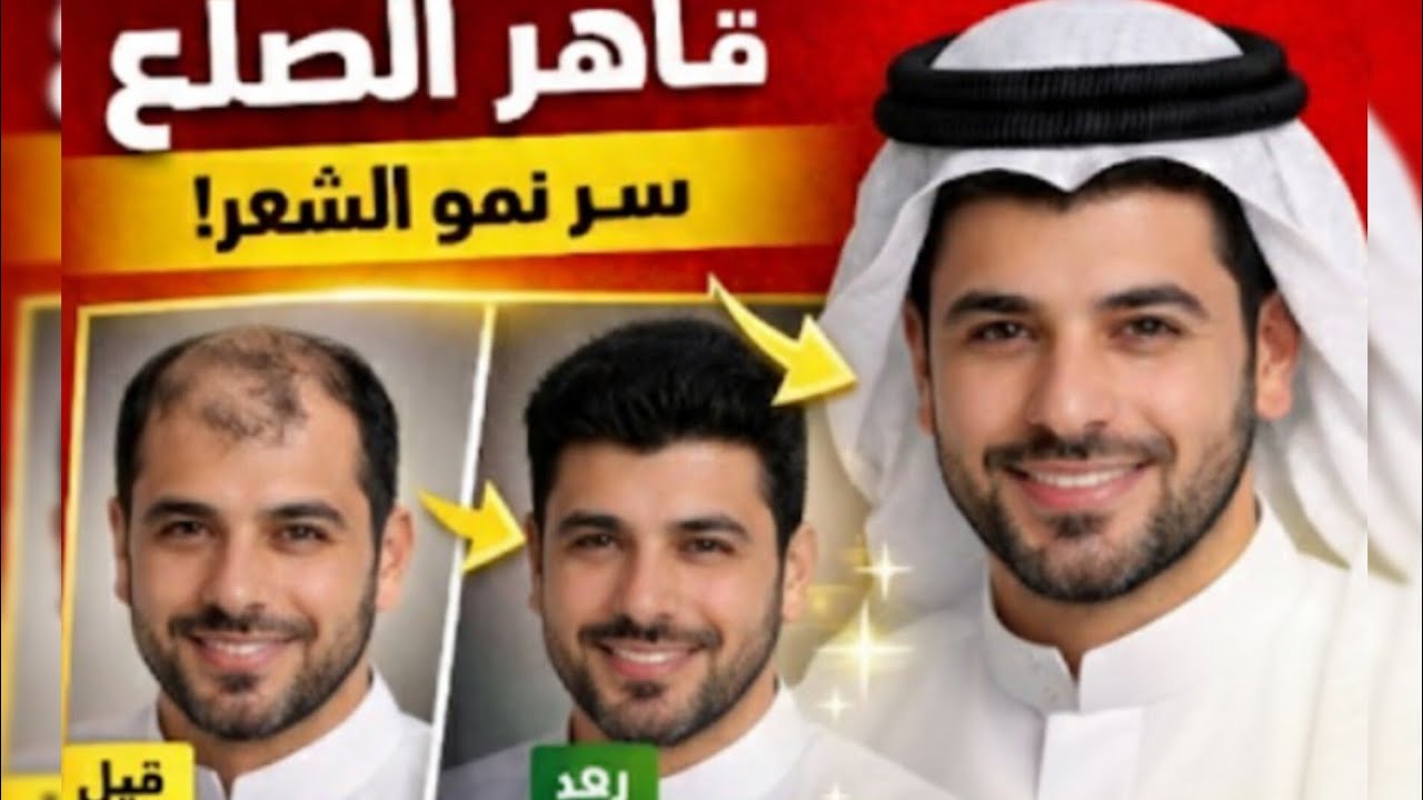 عشبه اقوى من المنكسديل لأنبات الفرغات وعلاج الصلع وتساقط الشعر 