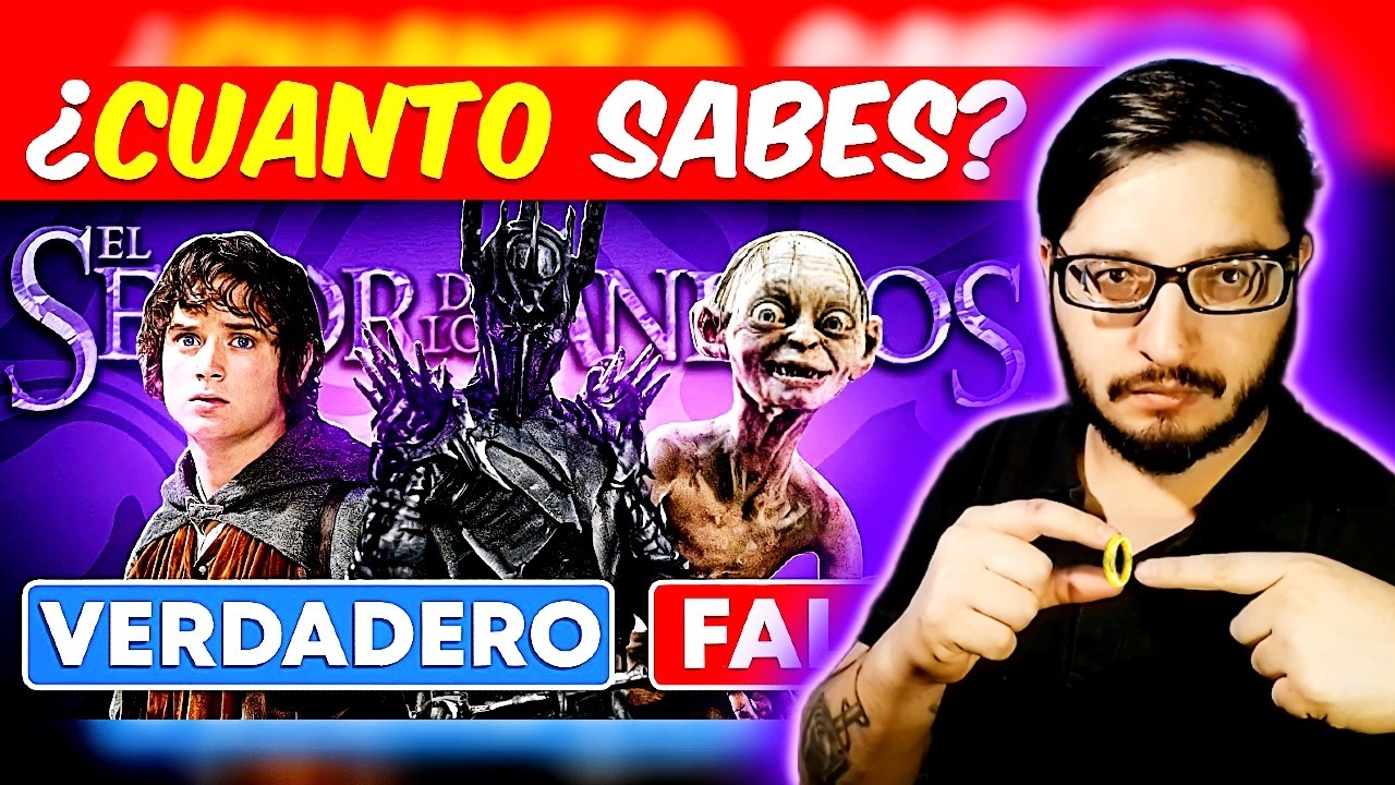 Me enfrento a el Quiz único de poder | Trivia de El señor de los anillos @Quizaris
