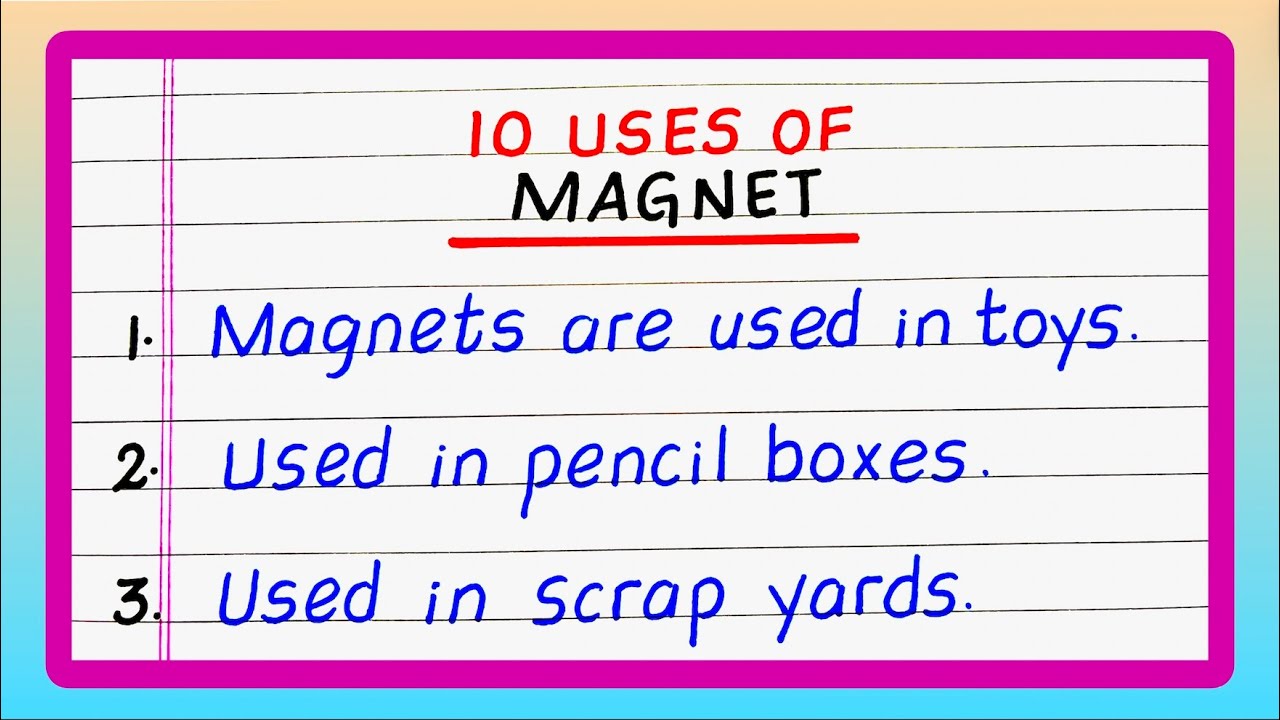 10 Uses of Magnet | Magnets | Uses of Magnet in our Daily Life | Uses of Magnets