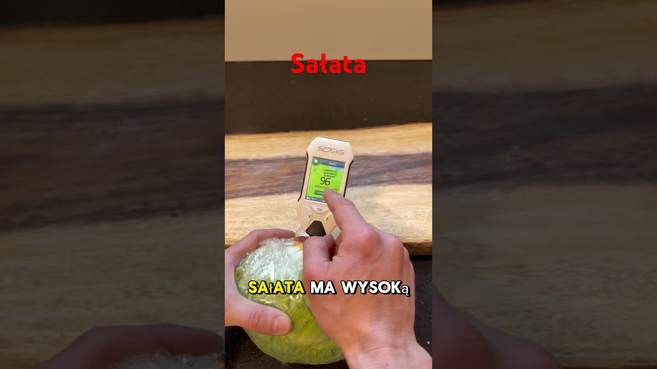 Wbiłem sondę w sałatę... 🥬📈 Tego wyniku się nie spodziewałem! #salata #test #wieszcojesz