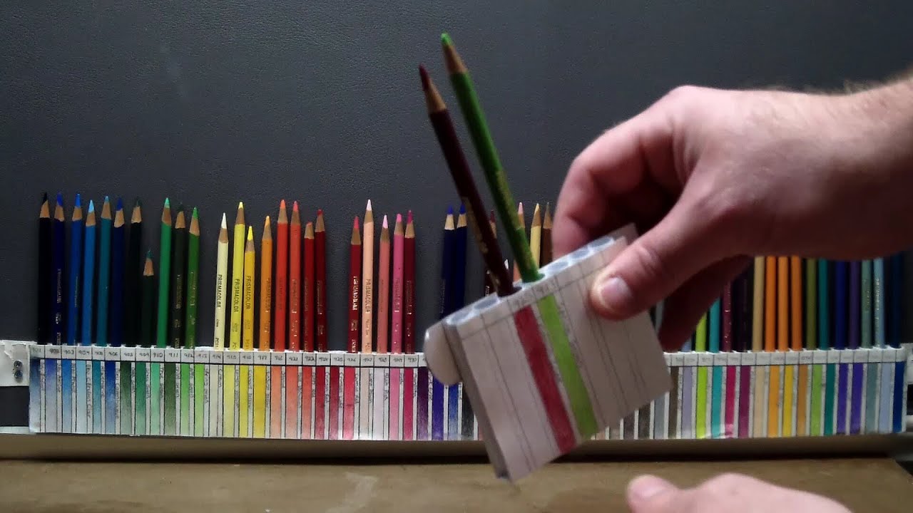 DIY: Custom pencil holder for PRISMACOLOR