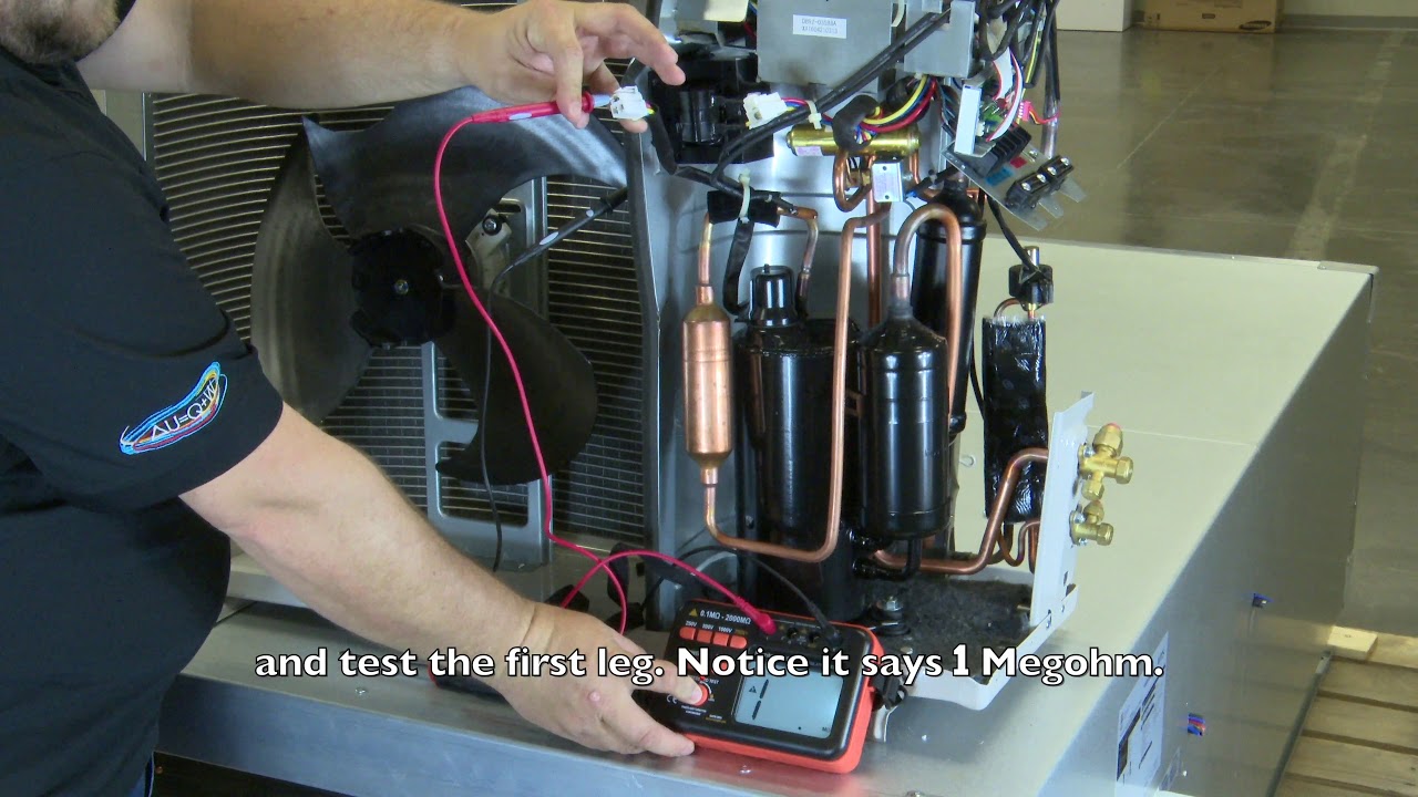 How to Megohm a RAC or CAC Compressor