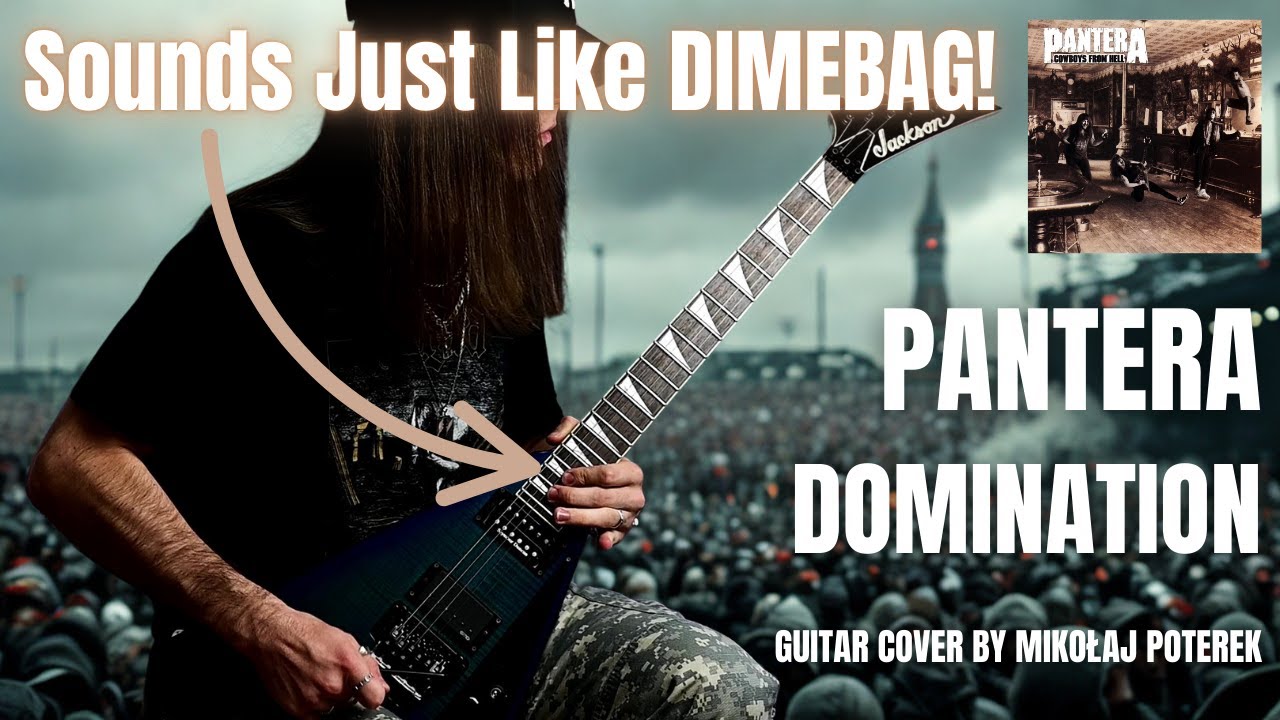 Pantera | Domination | Guitar Cover | Mikołaj Poterek