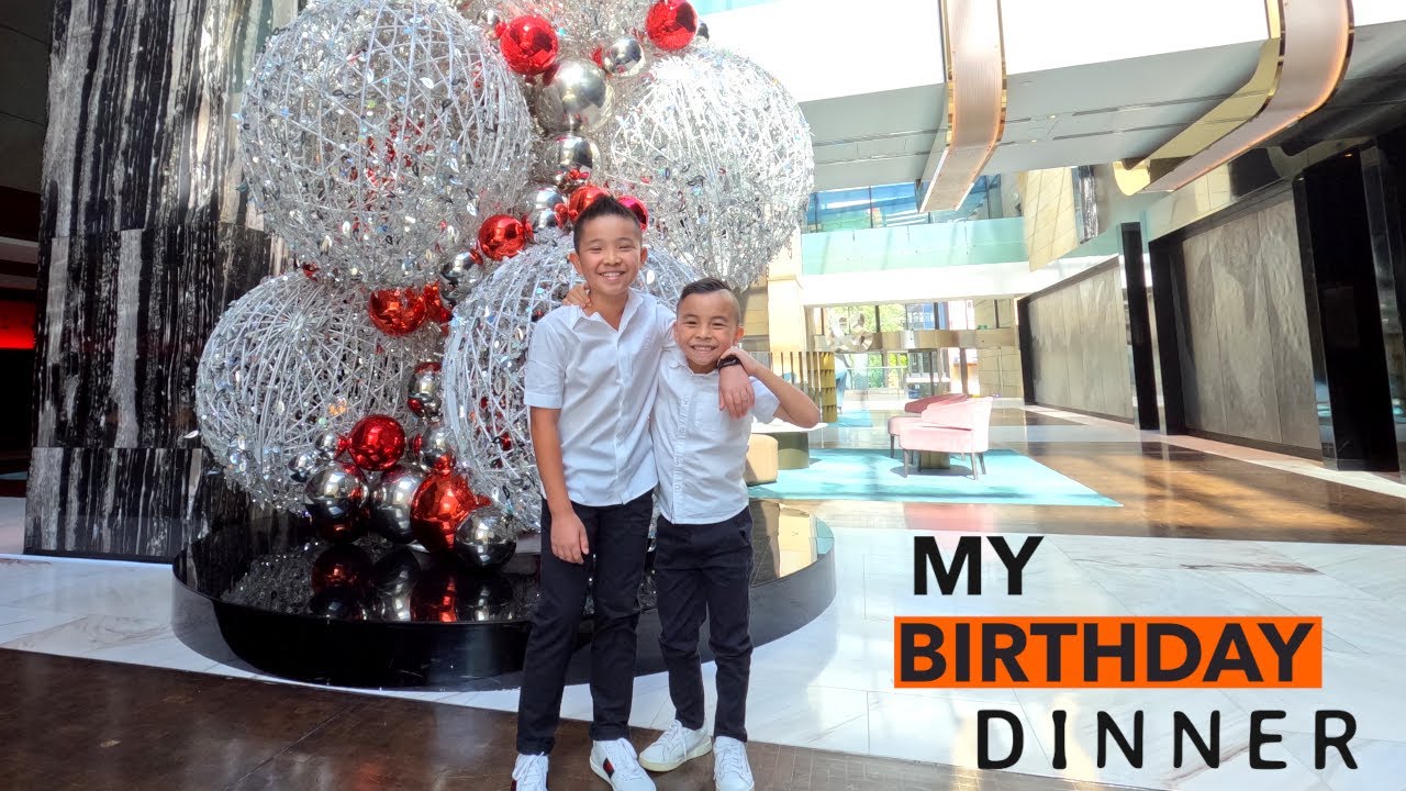 My Birthday Dinner Vlog Calvin CKN
