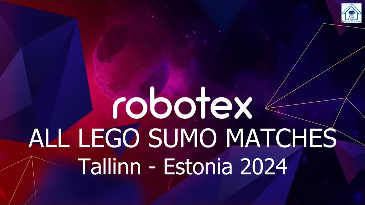 Все Lego Sumo Robotex Таллинн - Эстония 2024 Lego Sumo Robotex Таллинн - Эстония