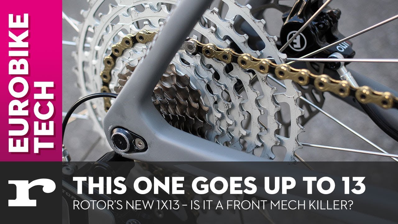 A 13 speed cassette!? Rotor's one groupset to rule them all...