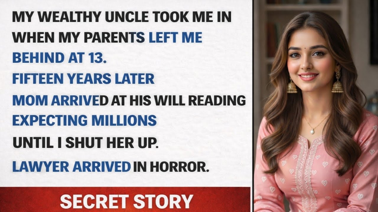 My Wealthy Uncle Took Me In After My Parents Abandoned Me at 13 — 15 Years Later, I Owned Everything