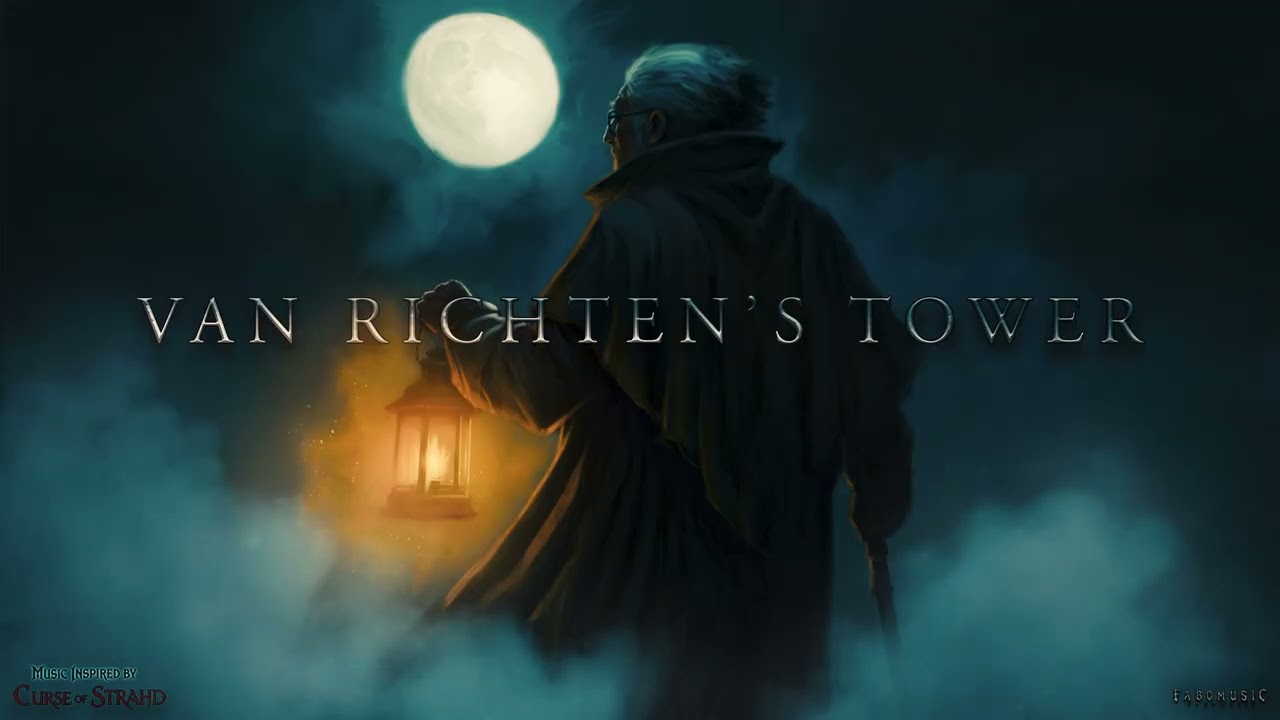 Van Richten's Tower | 1h Exploration Music | Unofficial Curse of Strahd Soundtrack | Loop