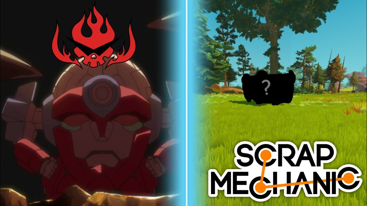 Построил Лаганн из Гуррен Лаганна в Scrap Mechanic