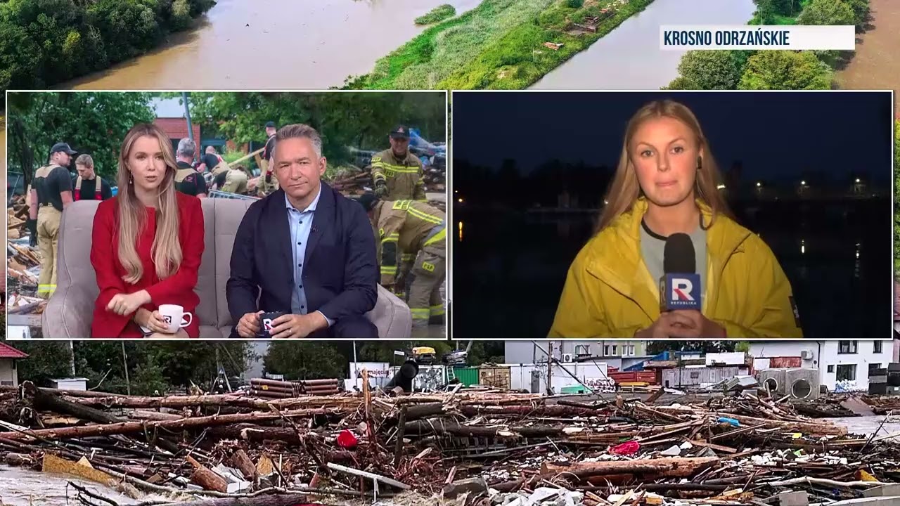 Służby i ludzie walczą, żeby Krosno Odrzańskie nie zostało zalane | Republika Wstajemy