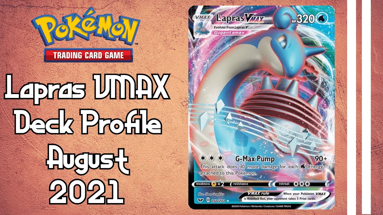 Lapras VMAX Deck Profile August 2021 || Pokemon TCG