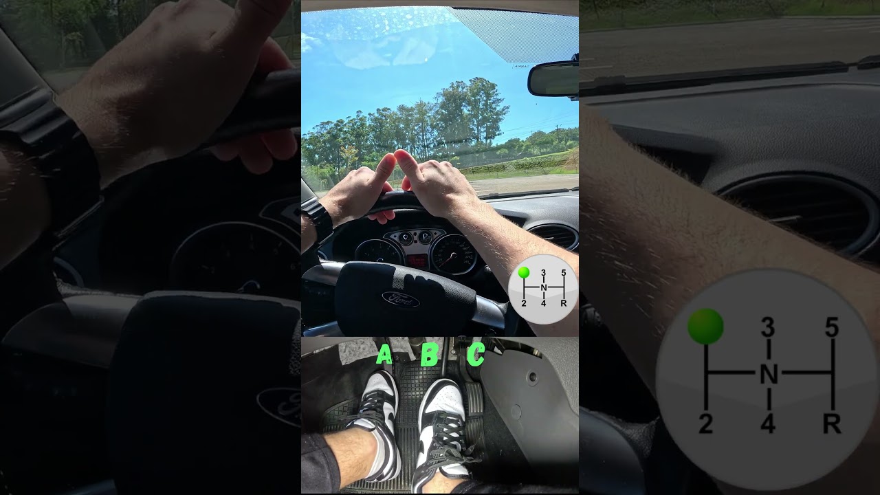 Como Dirigir Carro Manual em UM Minuto!