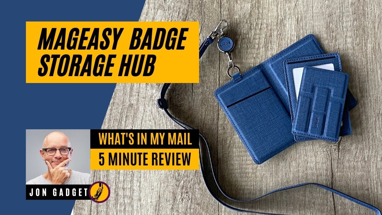 What's In My Mail - MagEasy ID Badge Storage Hub - EDC Travel and Tech Gear - 5 Minute Review