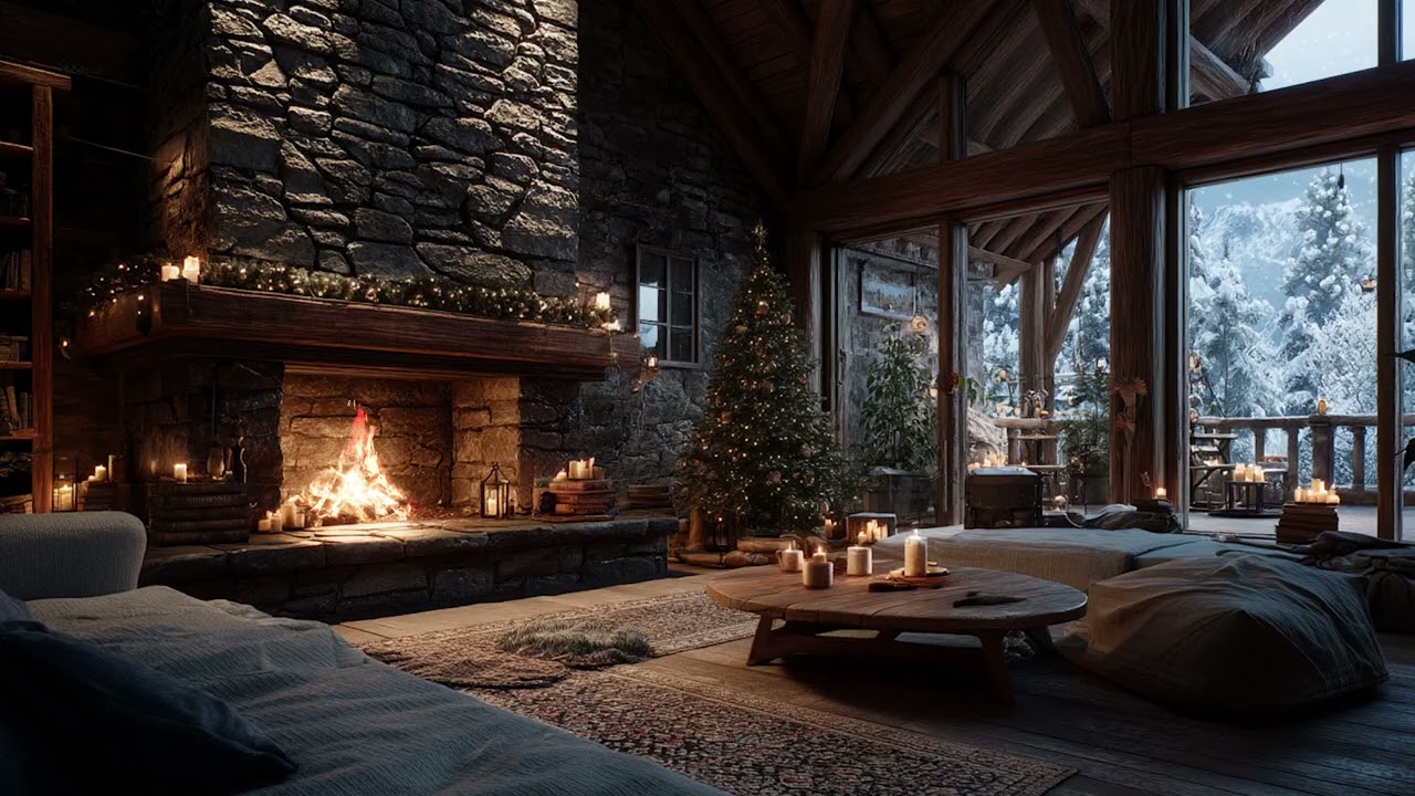 Relaxing Christmas Background Music 2026 for Studying, Reading, and Calm Holiday Evenings 📖✨