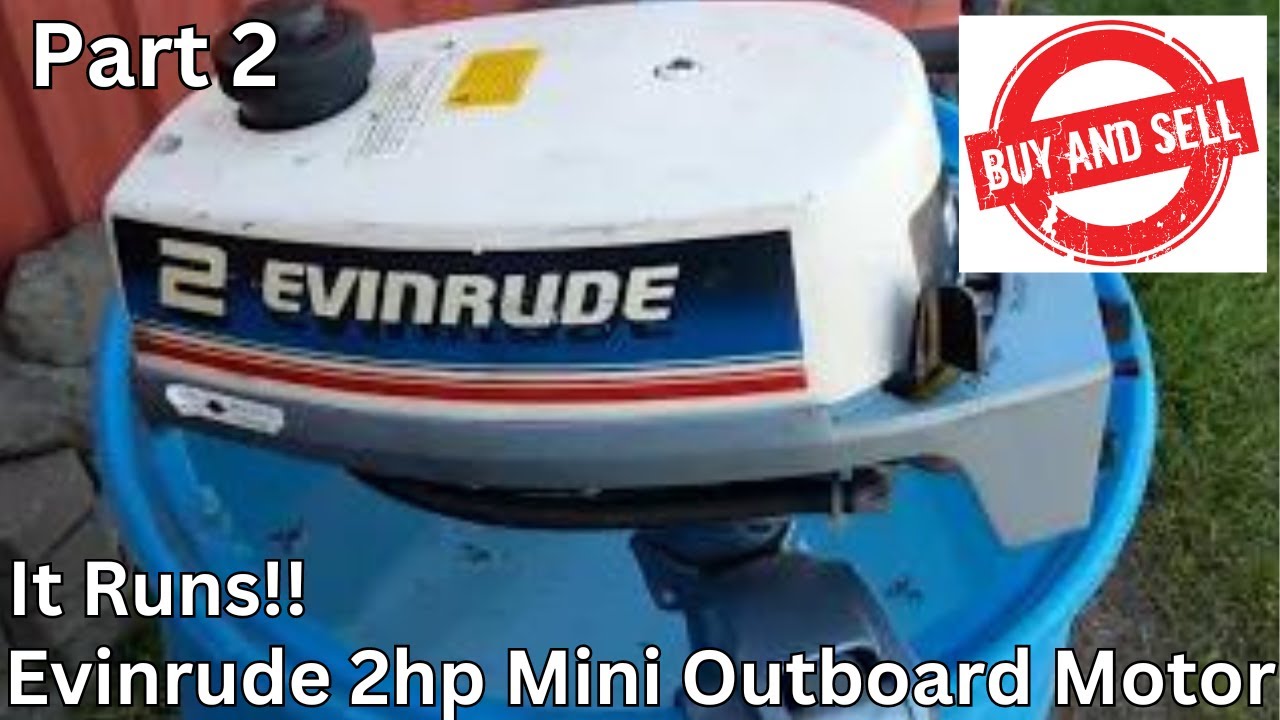 Купи и продай - Часть 2!! Работает!! Подвесной мотор Evinrude mini 2 л.с.