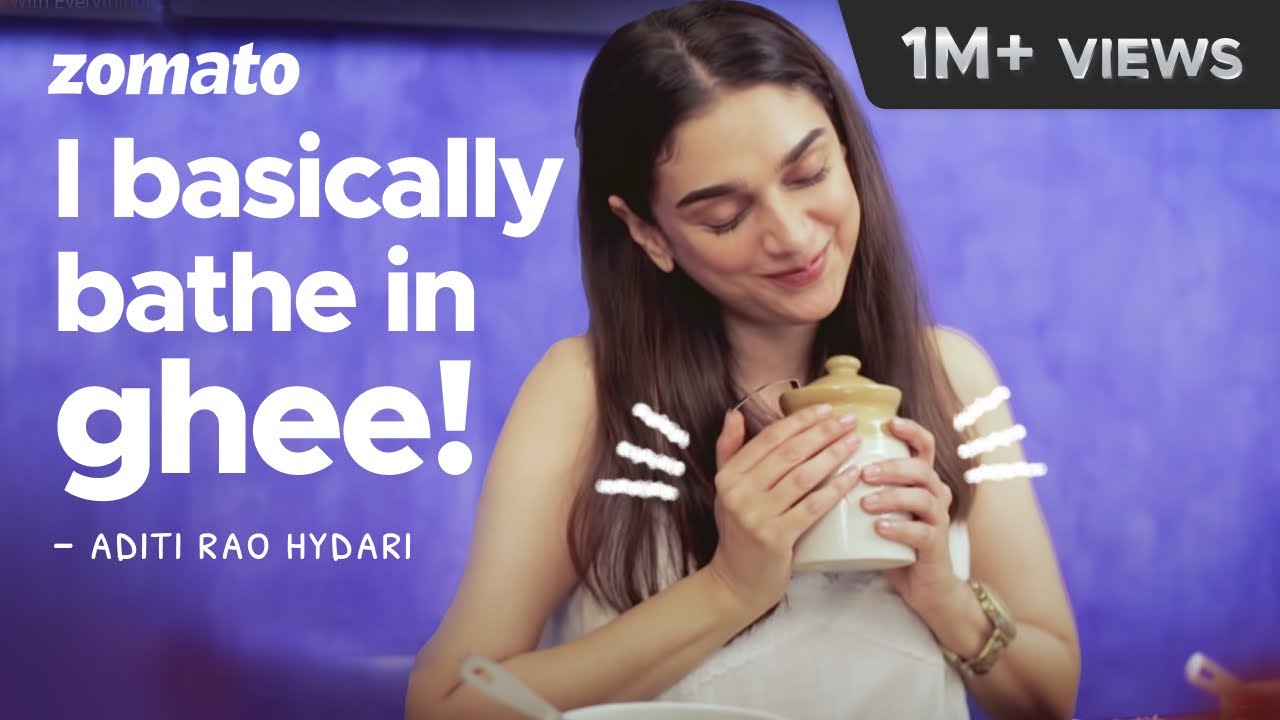 Actor Aditi Rao Hydari Just Can't Do Without Ghee | Celebrity Brunches | Zomato