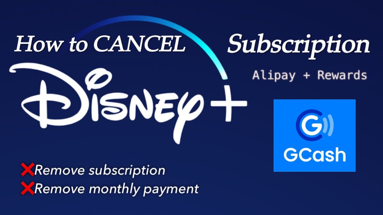 How to cancel your Disney Plus SUBSCRIPTION using GCASH (Alipay)