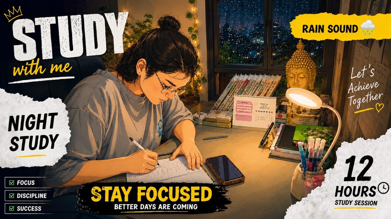 Live streaming of study with me (UPSC)
