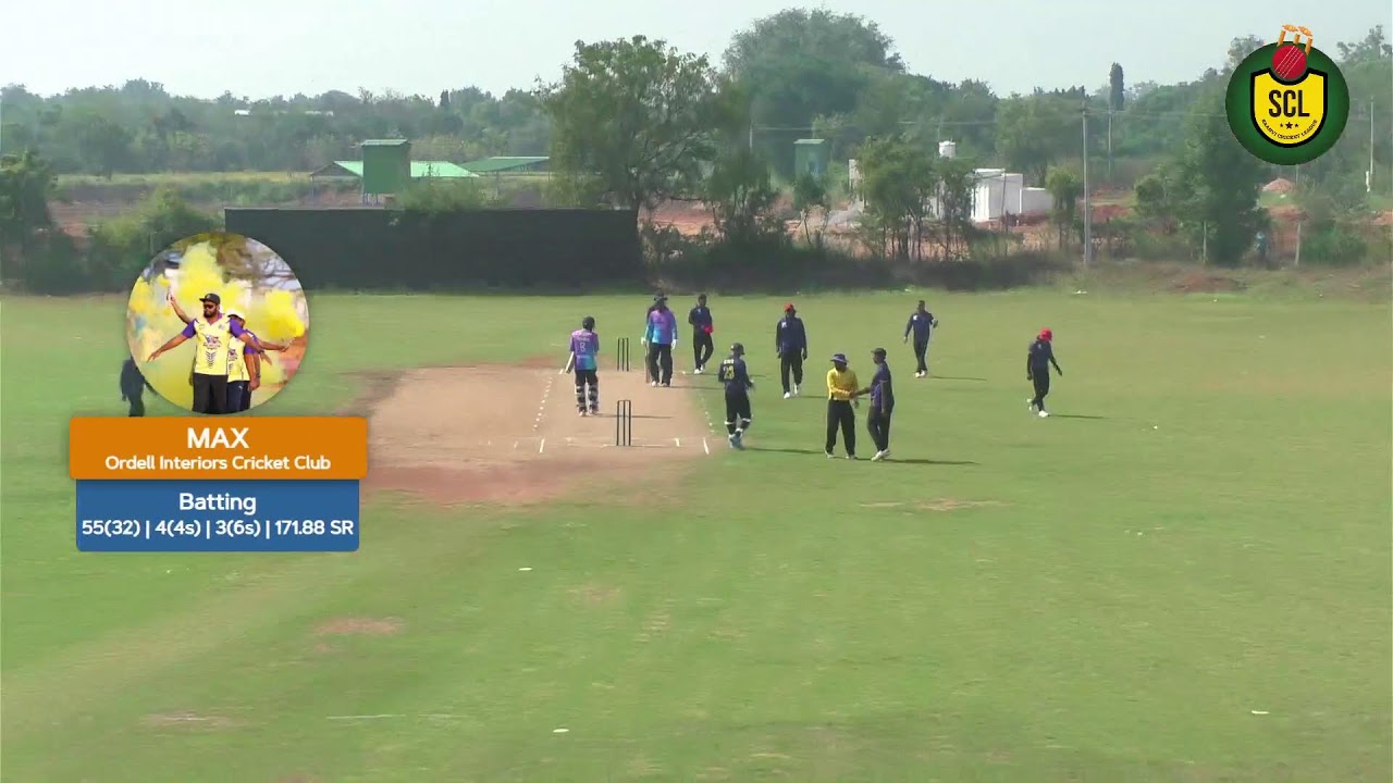 SAANVI CRICKET LEAGUE EDITION - 66 - ORDELL INTERIORS CRICKET CLUB VS MIGHT STRIKERS