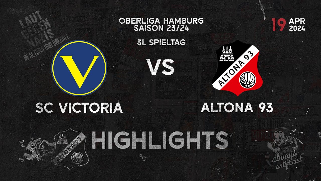 Highlights aus dem Spiel SC Victoria gegen Altona 93 | 31. Spieltag Oberliga Hamburg | Endstand 0:0