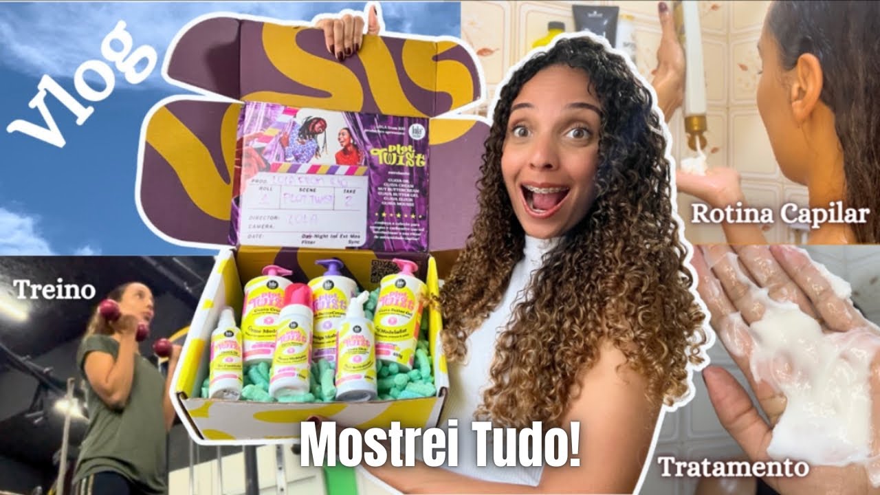 Abrindo meu PRIMEIRO RECEBIDOO! Treino & Rotina Capilar (quase) completa