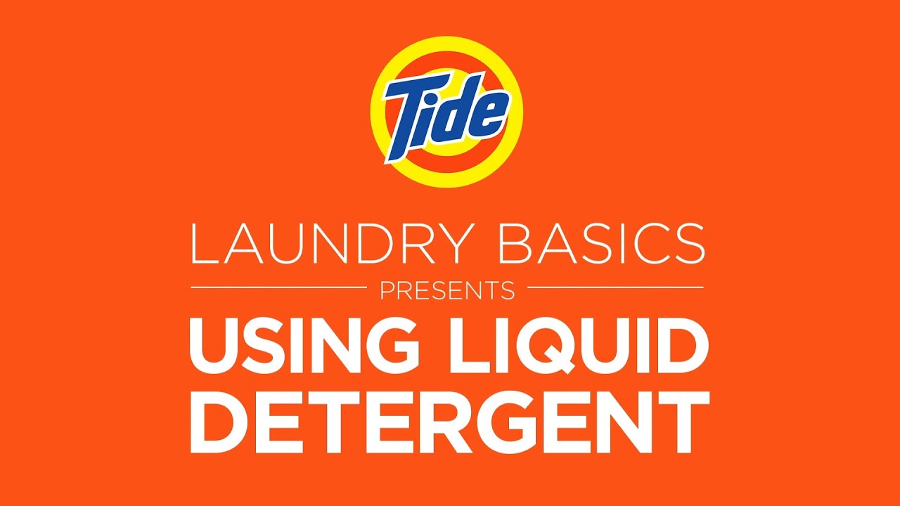 Tide Liquid | Laundry Tips: How to Use Liquid Detergent