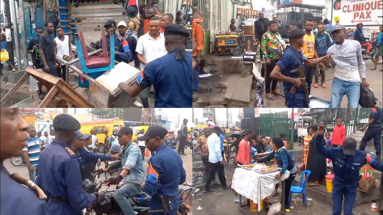 BOTALA NA ROND POINT NGABA BA POLICIERS NA BA CIVIL BAZO POTANA PO BA POLICIERS BAZO PANZA BANGO