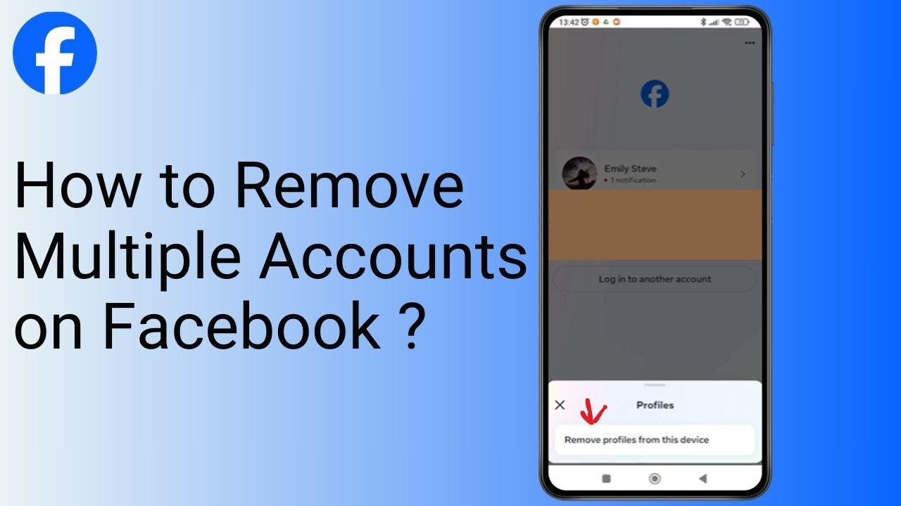 How to Remove Multiple Accounts on Facebook ?