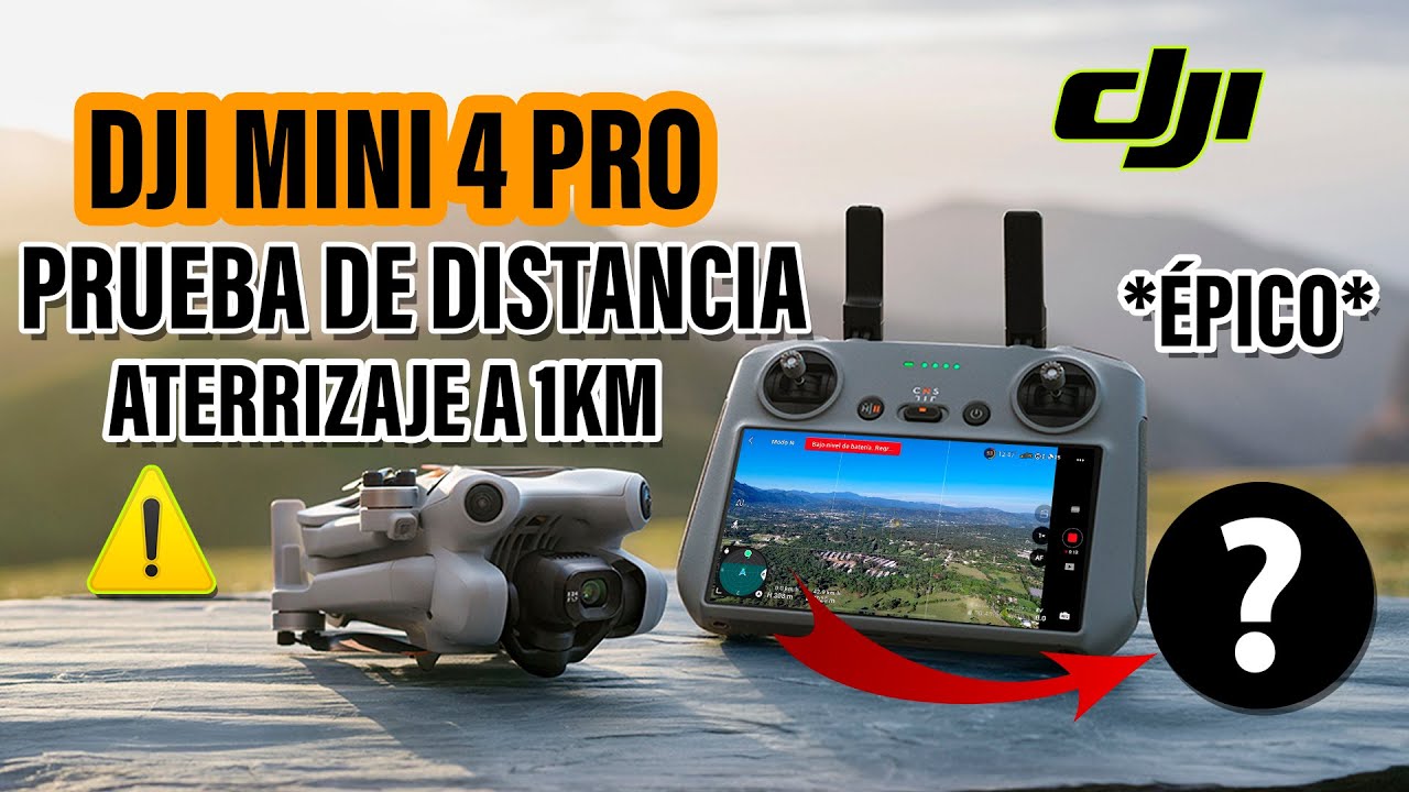 DJI Mini 4 Pro PRUEBA de DISTANCIA MÁXIMA *ÉPICO*⚠️ Este es su LÍMITE