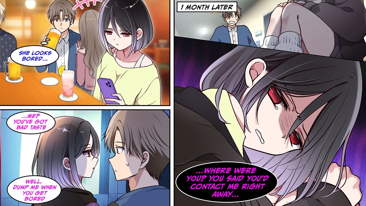 [Manga Dub] The cool girl I met at the group date was actually...